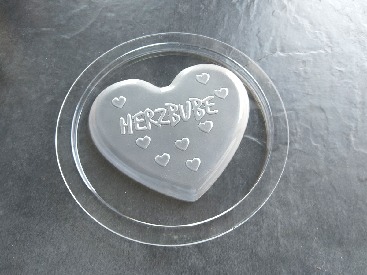 Chocolate mould heart "Herzbube"