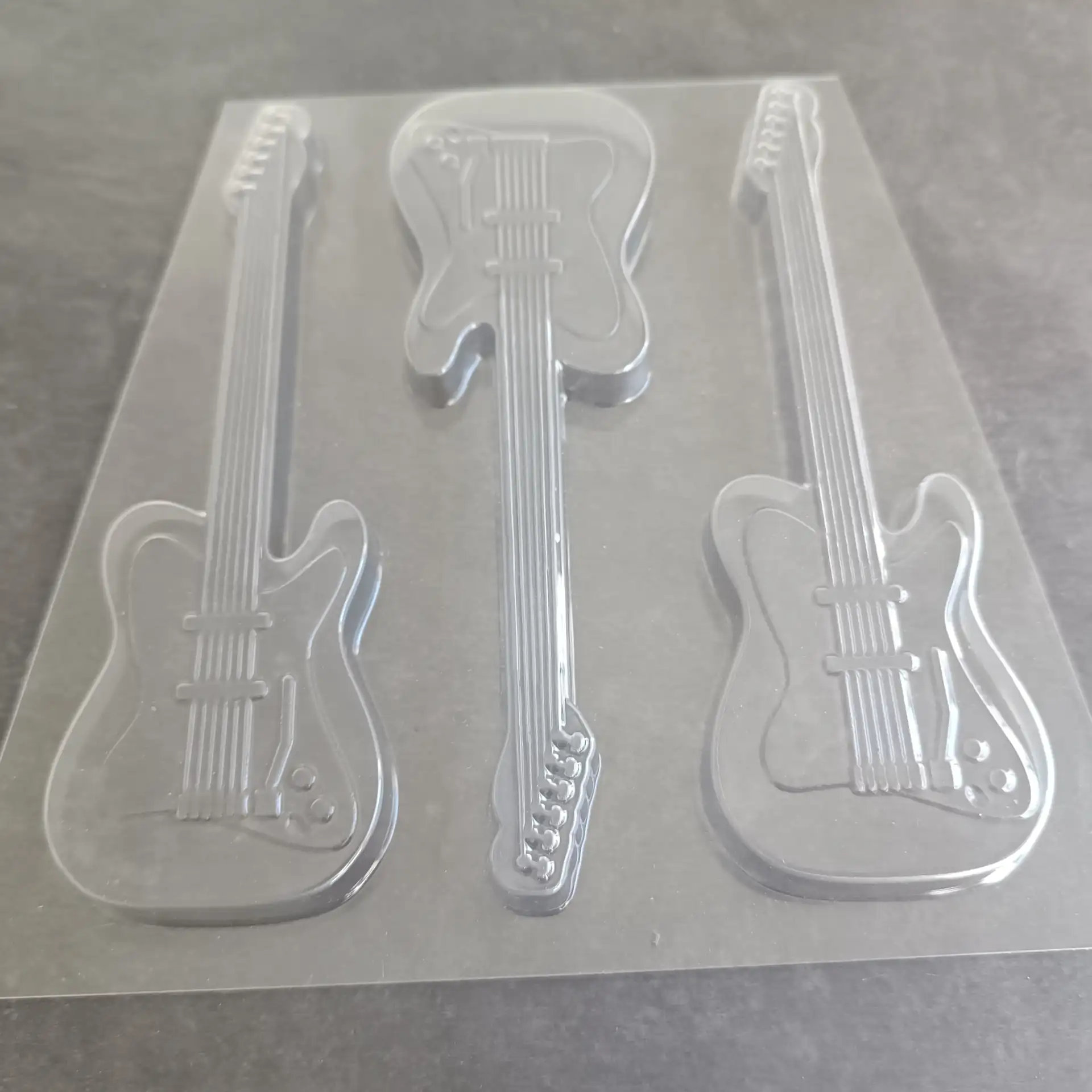 Chocolate mould electric guitar